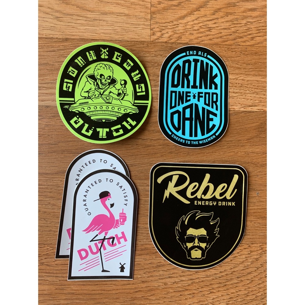 Lot of 5 Dutch Bros Stickers